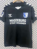24/25 Magdeburg Black Co branded Edition Fans Soccer Jersey