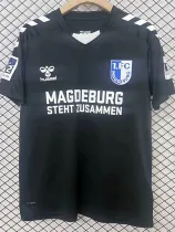 24/25 Magdeburg Black Co branded Edition Fans Soccer Jersey