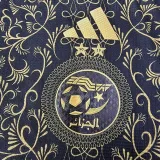 24/25  Algeria Black Kids Player Version Soccer Jersey A34