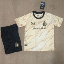 24/25 Feyenoord Fourth Kids  Soccer Jersey