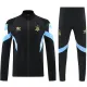 24/25Argentina Black Jacket Tracksuit(袖大蓝白边)