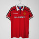 1998/1999 Man Utd Home Retro Soccer Jersey