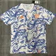 24/25 Lyon Royal Blue White Pre match training  Training shirts