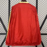24/25 Spain Red  & Yellow Double Sided Windbreaker (双面风衣)