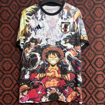24/25 Japan One Piece Goes to Battle Luffy Fans  Soccer Jersey
