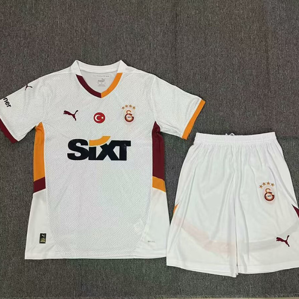 24/25 Galatasaray  Away  Kids Soccer Jersey