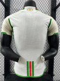 24/25 Algeria White Green Player Version Soccer Jersey