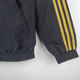 23/24 Los Angeles Black & Green Double Sided Windbreaker (双面风衣) 金色边