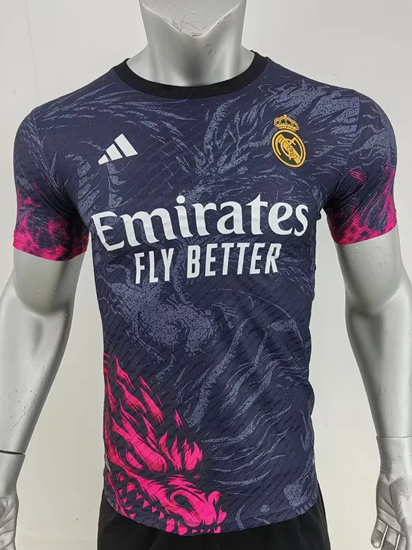 24/25 RMA Sapphire Blue Dragon Special Edition Player Version Soccer Jersey