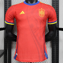 2024 Spain Red Special Edition Player Version Soccer Jersey