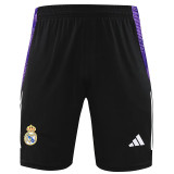 24/25 RMA Black (Purple Edge)  Training Shorts Pants (紫边）