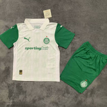 25/26  Palmeiras Away Kids  Soccer Jersey