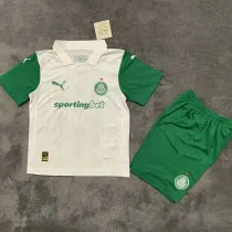 25/26  Palmeiras Away Kids  Soccer Jersey
