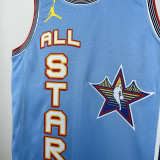 24/25 ALL-STAR DURANT #35 Light  Blue Top Quality Hot Pressing NBA Jersey
