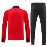 24/25  LIV Red Player version Half Pull Tracksuit  (球员版、半拉链)