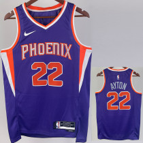 22/23 SUNS AYTON #22 Purple Top Quality Hot Pressing NBA Jersey