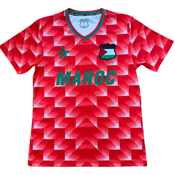 24/25 Palestine Red (MAROC) Special Edition Fans Soccer Jersey