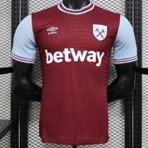 24/25 West Ham Home  Player Version Soccer Jersey