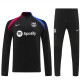 24/25 BAR Black  Player Version  Half Pull Tracksuit  (球员版、半拉链)
