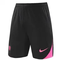 24/25 CHE Black Training Shorts Pants(粉边）