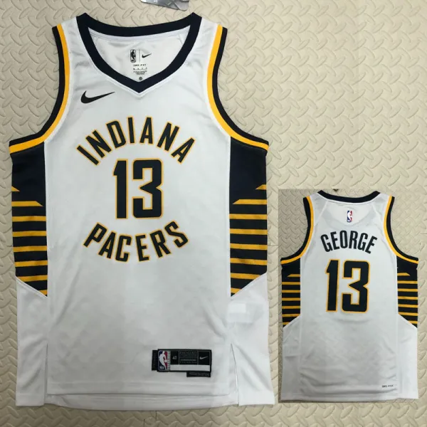 22/23 Indiana Pacers GEORGE #13 White Top Quality Hot Pressing NBA Jersey