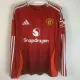 24/25 Man Utd Home Long sleeve  Fans Soccer Jersey (长袖)