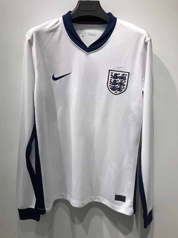 2024 England Home Long Sleeve Soccer Jersey (长袖)