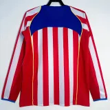 2004/2005 ATM Home  Long Sleeve Retro Soccer Jersey