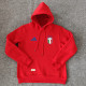 24/25  Italy Red Hooded Sweat Shirt加绒