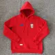24/25  Italy Red Hooded Sweat Shirt加绒