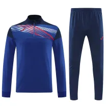 24/25 JO Blue Half Zipper Sportswear # 810蓝彩(半拉链)
