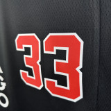 23/24 BULLS PIPPPEN #33 Black City Edition Top Quality Hot Pressing NBA Jersey