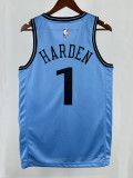 24/25 Clippers HARDEN # 1 City Edition Top Quality Hot Pressing NBA Jersey