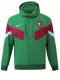 2024 Portugal Green hooded Windbreaker
