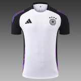 24/25 Germany  white Black shoulder Training Short Suit