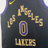 23/24 LAKERS WESTBROOK #0 Black City Edition Top Quality Hot Pressing NBA Jersey