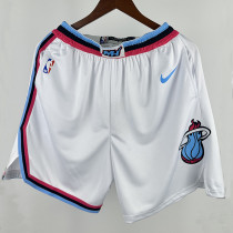 Heat White  Top Quality NBA Pants