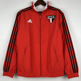 23/24 Sao Paulo Red & White Double Sided Windbreaker (双面风衣)