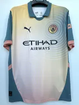 24/25 Man City 1:1 Fourth Fans Soccer Jersey