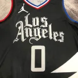 22/23 Clippers WESTBROOk #0 Black Top Quality Hot Pressing NBA Jersey (Trapeze Edition)