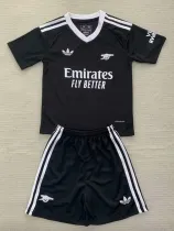 24/25 ARS Black Goalkeeper Kids Soccer Jersey