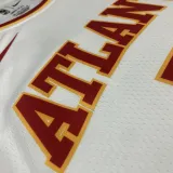 HAWKS MURRY #5 White Top Quality Hot Pressing NBA Jersey
