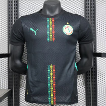 24/25 Senegal Third Player Version Soccer Jersey(中间带花）