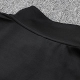 24/25  AL-Nassr black Jacket Tracksuit #A717