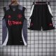 24/25 Man Utd BlackTank top and shorts suit