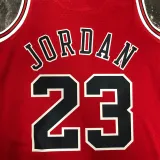 1998 BULLS JORDAN #23 Red Retro Top Quality Hot Pressing NBA Jersey