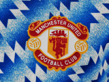 1991/1992 Man Utd Away Long Sleeve Retro Soccer Jersey 长袖