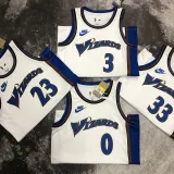 22/23 Wizards ARENAS #0 White Top Quality Hot Pressing NBA Jersey (Retro Logo)