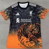 25/26 LIV Orange Eagle's head  Fans Training Shirtsa橙色鹰