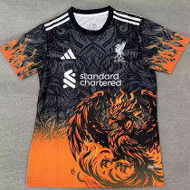 25/26 LIV Orange Eagle's head  Fans Training Shirtsa橙色鹰